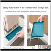 Sink Shelf Kitchen Soap Sponge Drain Rack Wall Mounted Holder Organizer Storage Basket Accessories Removable Case Hooks Rails Idmg2 Qkqde