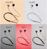 Auriculares con banda para el cuello con micrófono incorporado magnético de metal, auriculares Super Bass, paquete minorista, Auriculares portátiles