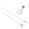 Lampan täcker nyanser 2st Ceiling Fan Chain Pulling Switch Pendant Cable Extension