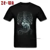 Roogy Alien одежда мужская футболка плюс размер мужской мужской TS Camiseta Tshirt 3XL XS TEE Homme летний фанк рентген 210706