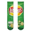 Calcetines divertidos Harajuku para hombre y mujer, medias estampadas con comida de Hamburgo/Pizza/Sushi, calcetines bonitos para hombre, leche, vida creativa, medias para mujer