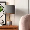 Masa lambaları Midoshark klasik basit tarzı ev yatak odası kumaş lamba