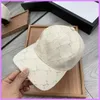 Nylon borduurwerk ontwerper baseball cap voor mannen casquette womens ingebouwde hoed wit en zwart mode casual designer zonhoeden caps D221141F