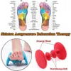 2 PCS 발 마사지 기계 PLANTAR FASISISITIS 릴리프 롤러 마사지, SHIATSU 지압 치료 근육 통증, 이상적인 선물