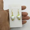 Mujeres Cloisonne esmalte fresa encanto pendientes artesanías chinas cobre colorido fruta joyería colgante accesorios oído gota regalo