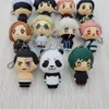 Jujutsu Kaisen Fushiguro Megumi Gojo Satoru Toon Originele Japanse Anime Figuur PVC Mobiele Telefoon Charms Sleutelhanger Strap Sleutelhanger G1019