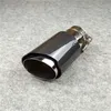 2pcs Parlak Akrapovic egzozlar BMW Volkswagen Benz Kuyruk İçin Araba Styling Boru Susturucu Uç Karbon Fiber