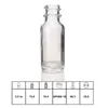 Storage Bottles & Jars 8pcs 1/2 Oz 15ml Plain Clear Glass Dropper With Eye For Essential Oil E Liquid Argan Oils