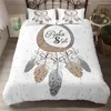 Beddengoed Sets Zeimon 3D Set Boheemse Dream Catcher Single Double Size Lightweight Polyester Dekbedovertrek met kussensloop 2 / 3PCS