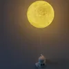 Round Moon Led Wall Lamps Nordic Creative Astronaut Children's Room Bedroom Bedside Cartoon Boy Girl Background Wall Lamp ZB0187