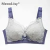 MeooLiisy Sexy Lace Brassiere Wire Free Push Up Bra Lingerie In-House Design 3/4 B C Dup Woman Lingerie Women's Intimates 211217
