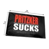 Pritzker suce drapeau 3x5ft 150x90cm impression numérique Polyester extérieur intérieur utilisation suspendus Club bannière et drapeaux en gros