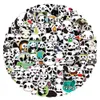 100 adet Güzel Sevimli Panda Çıkartmalar Kaykay Dizüstü Bagaj Bisiklet Gitar Kask Su Şişesi Çıkartmaları Çocuk Hediyeler