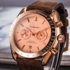 2021 high quality OMG luxury men039s watch over 40mm sports style dial display calendar using a pin buckle belt9513151