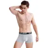 Mutande maschili Intimo di cotone Pantaloncini Homme traspiranti da uomo Solido Comodo 4 pezzi