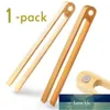 Pastry Tools 2Pcs Magnetic Bamboo Toaster Tongs Natural Wooden Kitchen Space-saving Modern Family Dining