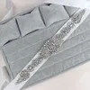 Couchons de mariage Les ceintures de mariage en strass de luxe perle les chutes nuptiales de différentes couleurs