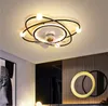 Ventilatori a soffitto Luci illuminazione moderna telecomando Lampada ventilatore a LED semplice camera da letto nordica soggiorno sala da pranzo