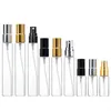 5ML 10ML 15ML Bottiglia vuota di profumo di vetro riutilizzabile Contenitore cosmetico Mini Bottiglie di olio essenziale