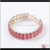Hie Jewelryfashion Trendy Trendy Stunning Glass Rhinestone Gems For Women Jewelry Fashion Statement Earrings Aessories Drop Deliver