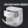 Kunststoff Tissue Box Serviettenhalter Toilettenpapier Bad Küche Toilette Wandmontage Dispenser für Servietten