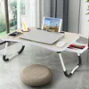 Table pliable pour ordinateur portable, plateau de lit pour ordinateur portable, support de lecture pour ordinateur portable, table de canapé, bureau de lit avec tiroir latéral pour lire un livre, regarder un film sur le lit/canapé