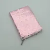 Sublimation A6 blank sequin double-sided notebook Household Sundries flip thermal magic colorful business notebook creative imitation leather notepads