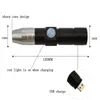 Latarki pochodnie USB 365 nm UV Light LED Mini LED Pocket Torch Blacklight For Money Detekt4382633