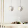 Pendant Lamps Nordic Chandelier Rotating Moon Living Room Bedroom Dining Creative Folding Study Bar Counter Design Personality