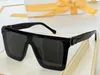 2181 Neue Mode-Sonnenbrille mit UV 400-Schutz für Männer und Frauen, Vintage-Rechteck, unsichtbarer Rahmen, beliebt, Top-Qualität, mit Etui