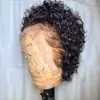 Spitze Perücken Rosabeauty Pixie Cut Wig Kurz Bob Courly Frontal Human Hair 13x2 Transparent Für Frauen Deep Wave W