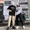 Women's Pants Women's & Capris Unisex Women Men Cargo Harajuku Chain Pockets Ankle Trousers High Waist Gothic Hip-hop Safari Style