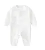 Vår Höst Baby Boys Girls Långärmad Rompers Infant Cotton Cartoon Bear Jumpsuits Söt Toddler Onesies