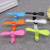 USB Gadget Fans 3 in 1 Portable Cellphone Mini Fan Cooling Cooler For Samsung Xiaomi Type C Micro Android Smart Phone