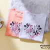 plus size Shirt Femme Womens Tops White T Shirt Women Summer Short Sleeve Woman Clothes Casual Bow print Tshirt 210604