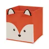 Cartoon Animal Pattern Folding Storage Box For Toys Organizers Cube Sundries Basket Bins 211102