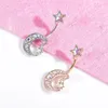 Sexy Star Moon Navel Belly Button Rings Belly Piercing Crystal Steel Woman Body Jewelry Barbell Women Accessories