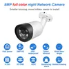 Compatible Kits Alarmsystemen 2 stks 8 MP IP Bullet Camera Colorvu Hikvision Originele DS-7604NI-K1 / 4P Smart Home 4K CCTV-systeem