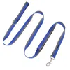 Colliers pour chiens Laisses Laisse robuste 2 poignées rembourrées Ceinture réfléchissante en nylon solide et durable Laisse de dressage pour animaux de compagnie pour chiens de taille moyenne et grande