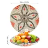 Decorative Objects & Figurines Handmade Wall Basket Woven Natural Boho Decor Hanging For Home Bedroom Kitchen Living Room Seagrass Bowl