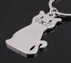 500 pièces nouvelle mode modèle créatif chat porte-clés populaire porte-clés métal porte-clés cadeau