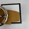 riem designer luxe merk hoogwaardige heren- en damesriemen 5 kleuren breed 3,8 cm slangenkop driekleurige gesp