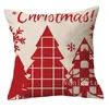 20 Stijl Kerst Kussensloop Linnen 45 * 45cm Kussens Covers Home Sofa Kussenhoes Home-textiel Kerstdecoraties T9i001588