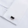 남성 고전적인 프랑스어 커프 드레스 셔츠 긴 소매 없음 커프스 단추가있는 포켓 턱시도 남성 셔츠 210705
