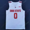 Jerseys Ohio State Buckeyes Basketballtrikot NCAA College Joey Brunk Cedric Russell Jamari Wheeler Malaki Branham Kalen Etzler Harrison Hookfin Johnson JrJ immyS