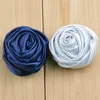 30 sztuk / partia 2 cal Multilayer Satin Rosettes Rose Flowers for Girl Headband DIY Akcesoria do włosów FH44 X0722