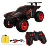 2.4G Cool Light Stunt Climbing Car with Remote Control Spray Drift RC Off-road Car Toy