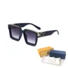 Роскошные градиентные женские солнцезащитные очки металлические шарниры высококачественные модные мужские очки для солнечных очков дизайнерские очки для очков.