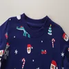 男の子の女の子服漫画の秋のsrpingクリスマスのセータースウェットスウェット子供トップスのシャツ210529