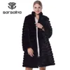 Mink Fur Coat Women Real Fur Coat Mink Female Natural Fur Mink Coat Detachable Sleeves Jacket Women Winter Warm Clothes Casual 211203